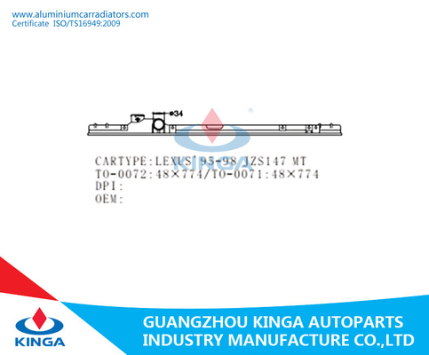 16400-46180 도요타 LEXUS'95-98 JZS149를 위한 물 수선 방열기 플라스틱 탱크 협력 업체