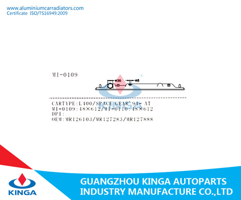 L400 / - 방열기 플라스틱 탱크 OEM MR126103/MR127283/MR12788에 - 장치 ‘94를 간격을 두십시오 협력 업체